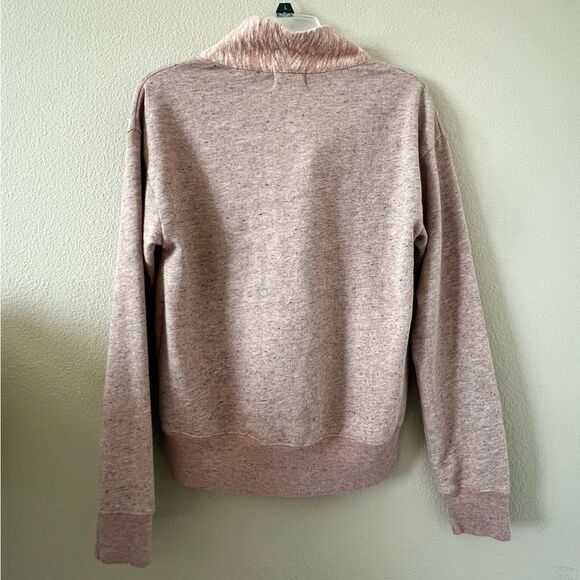 Monrow Neps Shawl Collar Pullover Sweatshirt - Picture 5 of 7